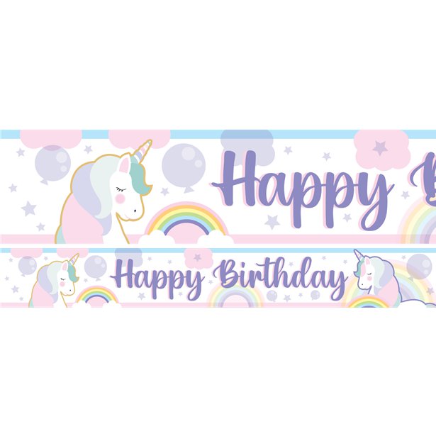 Unicorn Wishes Paper Banners - 1m (3pk) – product image 1