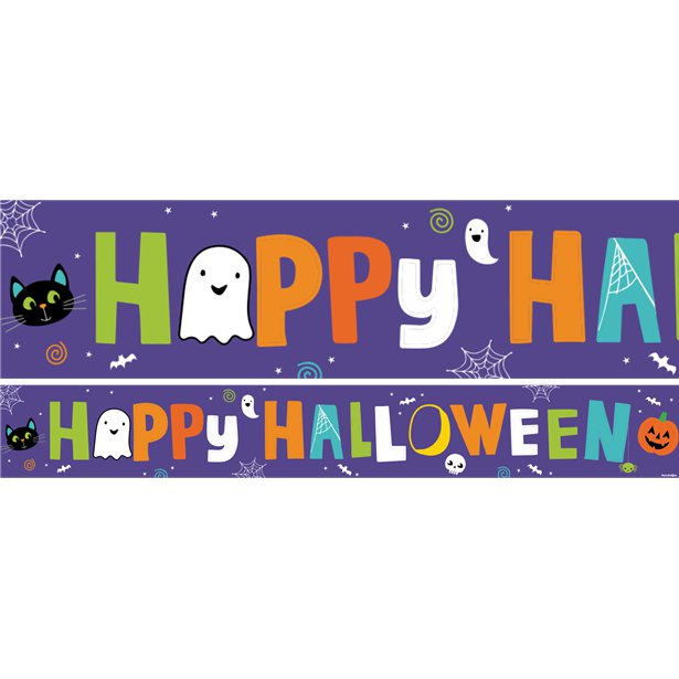 Hallo-Ween Friends Paper Banners - 1m (3pk) – product image 1