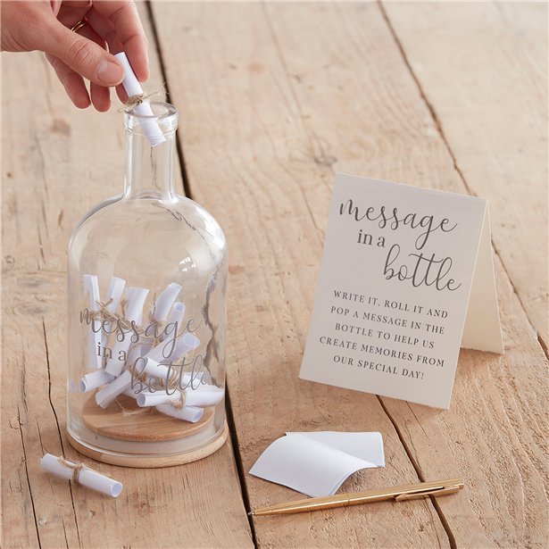 Message in a Bottle Wedding Guest Book