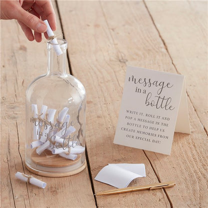 Message in a Bottle Wedding Guest Book