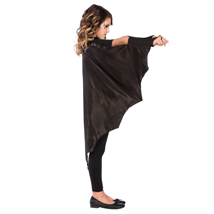 Bat Wing Black Cape - Child – product image 2