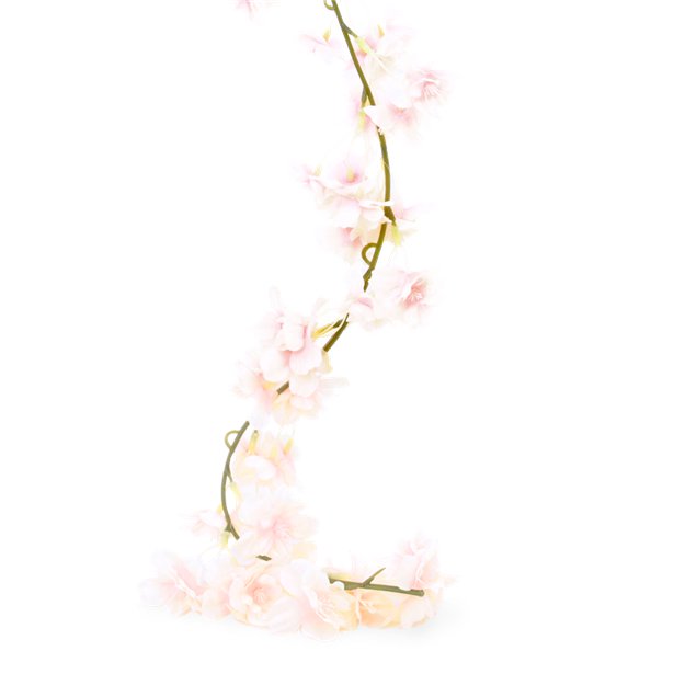 Pink Blossom Floral Garland - 2.1m