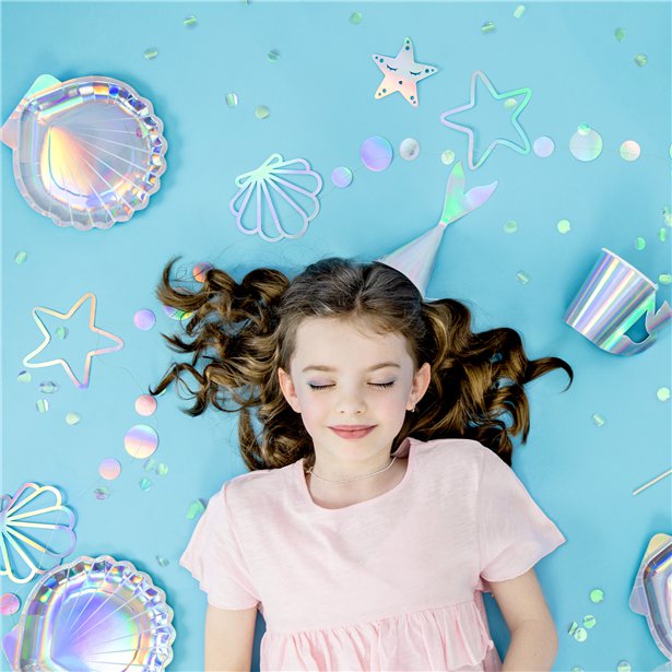 Mermaid Iridescent Shell Garland - 1.65m – product image 3
