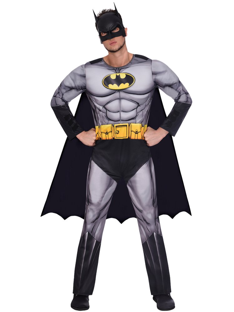 Classic Batman Muscle Chest - Adult Costume