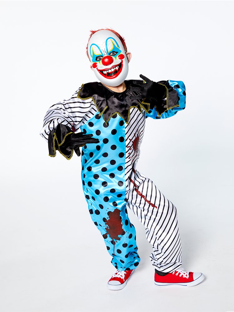 Scary Clown with Mask - Child Costume
