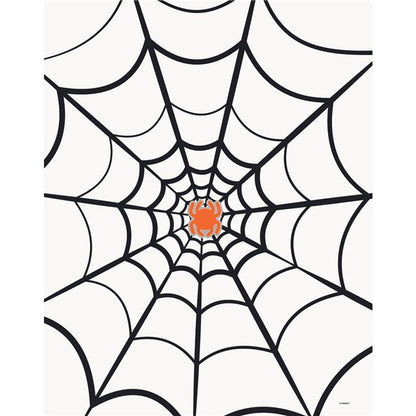 Pin the Spider on the Web Party Game