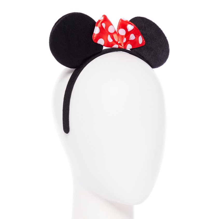Mouse Ears & Red Bow Headband – product image 2