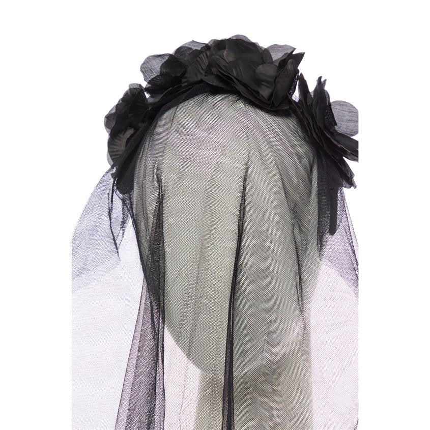 Black Bride Headband – product image 3