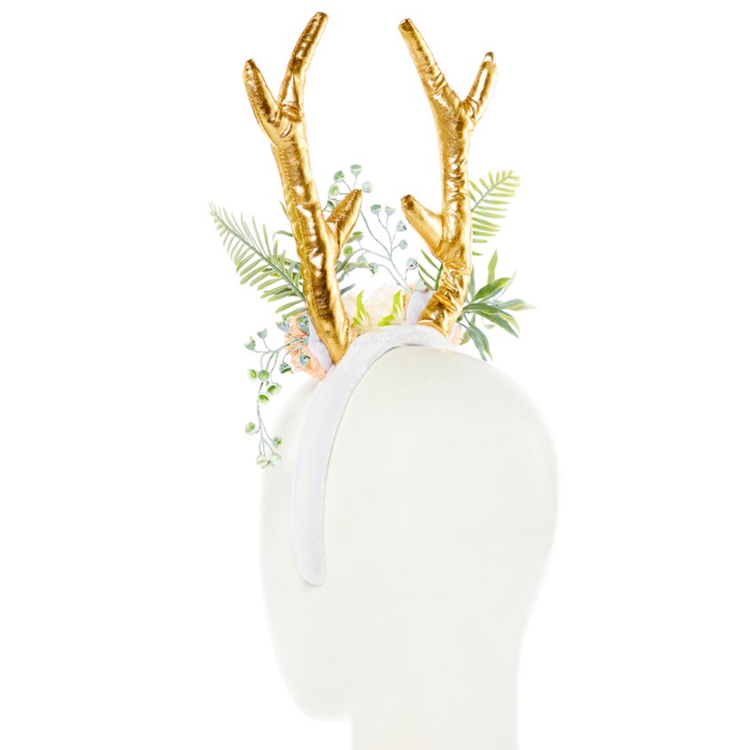 Floral Reindeer Tiara – product image 3