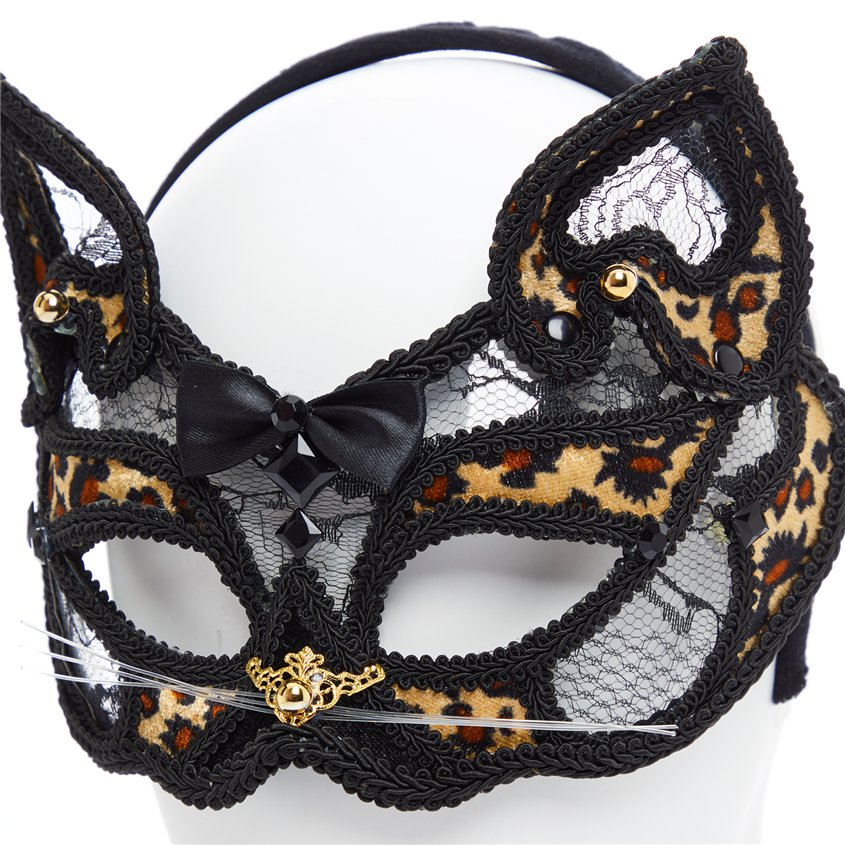 Leopard Masquerade Mask – product image 3