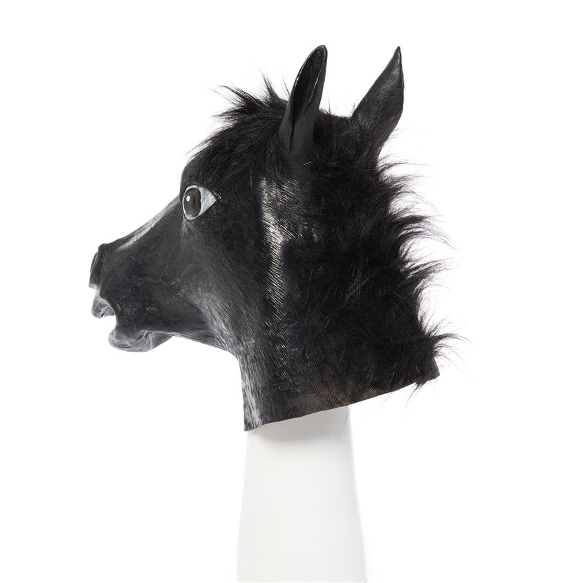 Black Beauty Horse Rubber Mask – product image 3