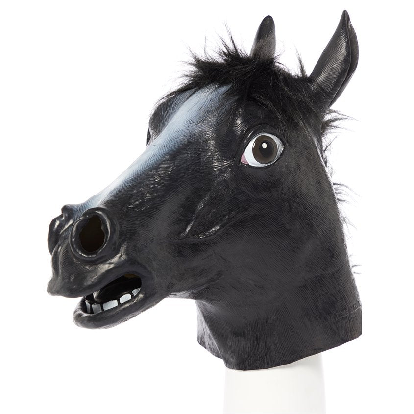 Black Beauty Horse Rubber Mask – product image 4
