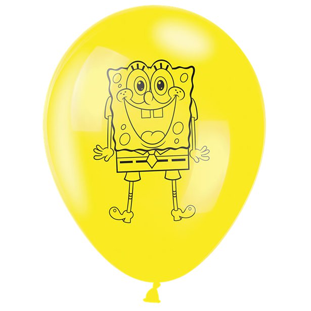 SpongeBob Balloons - 11" Latex (6pk) – product image 2