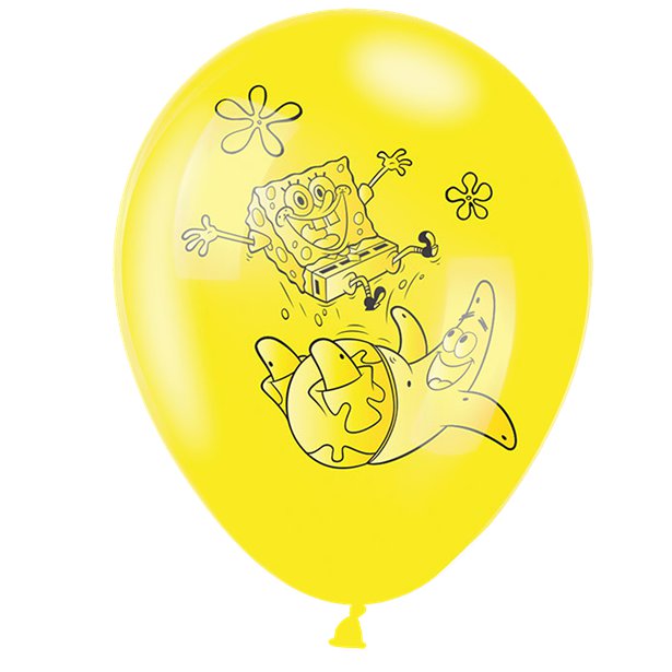 SpongeBob Balloons - 11" Latex (6pk) – product image 5