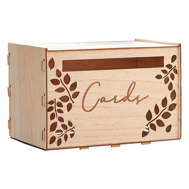 Wooden Wedding Card Box – product image 2
