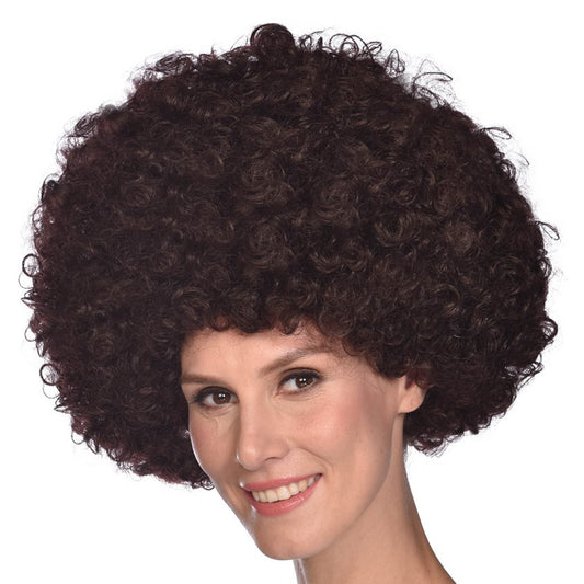 Mega Disco Brown Afro Wig
