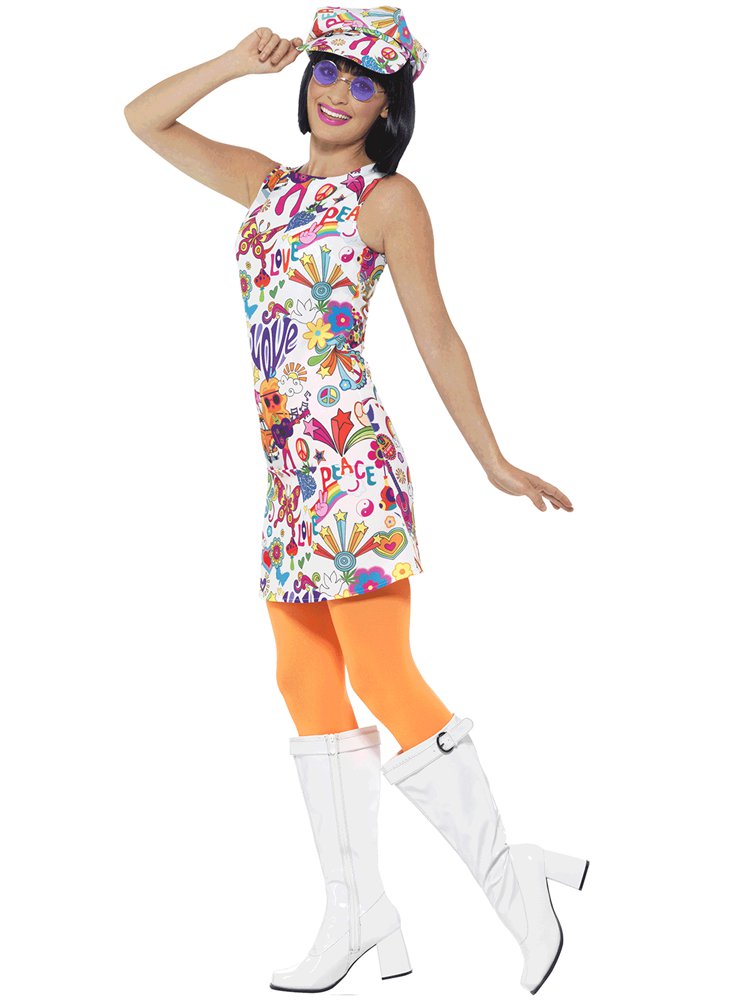 60s Groovy Chick - Adult Costume