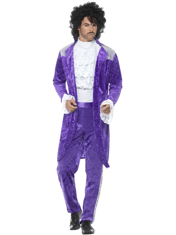 80s Purple Musician - Adult Costume – product image 1