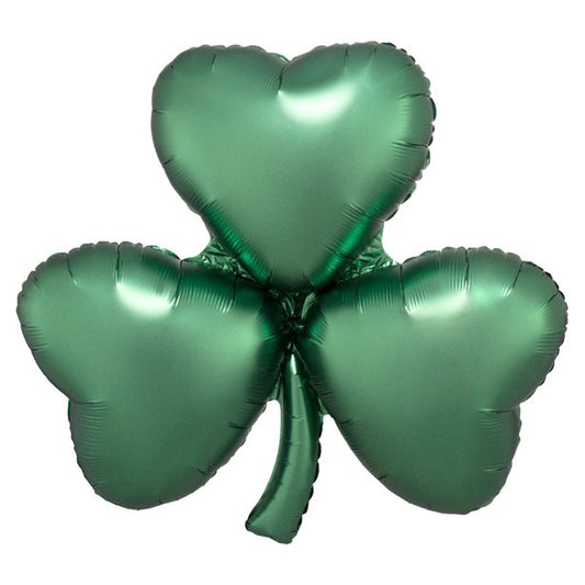 Emerald Shamrock Satin Supershape - 29" Foil