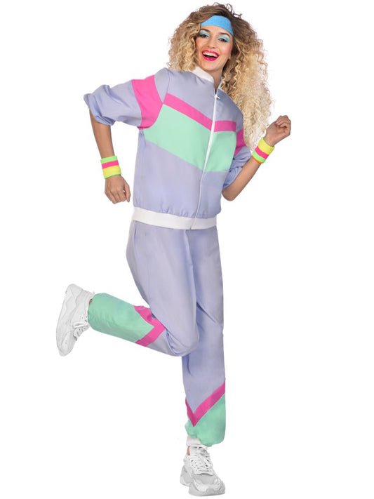 Purple 80s Shell Suit - 14-16