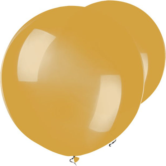 Gold Large Balloons - 36" Latex (10pk)