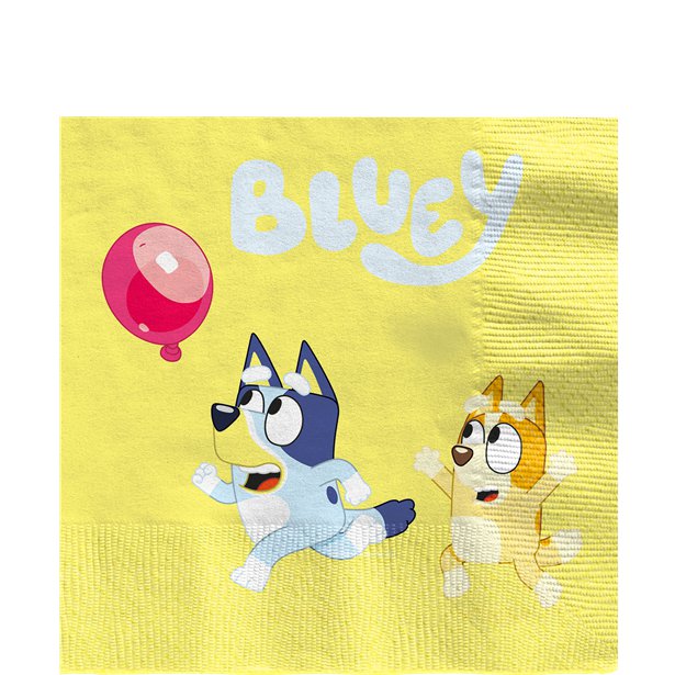 Bluey Party Paper Napkins - 33cm (16pk) – product image 1