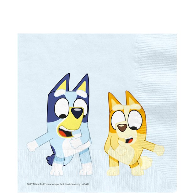 Bluey Party Paper Napkins - 33cm (16pk) – product image 2
