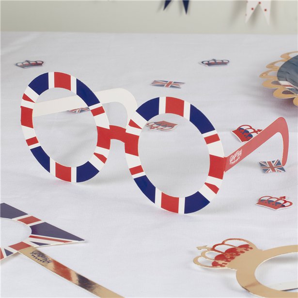 Royal Customisable Paper Glasses
