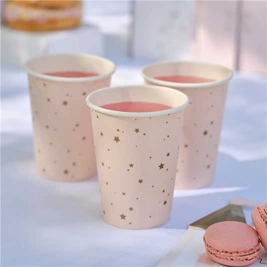 Princess Star Paper Cups - 266ml (8pk)
