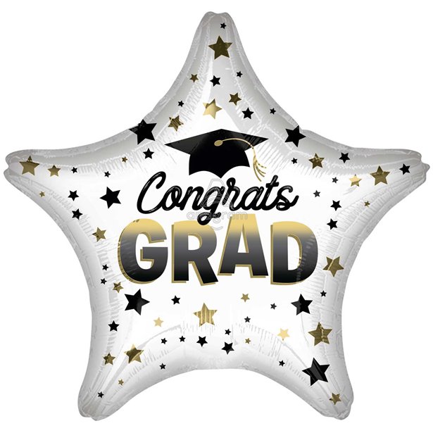 Congrats Grad Star - 18" Foil