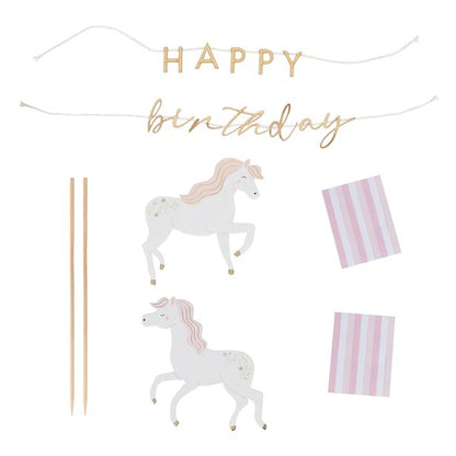 Princess Happy Birthday Cake Topper