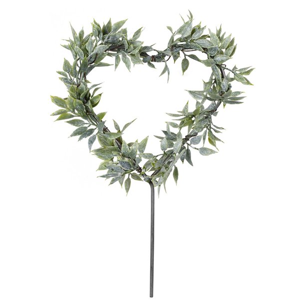 Secret Garden Artificial Rosemary Heart Cake Topper – product image 2