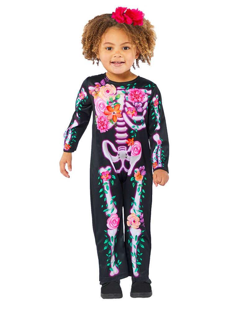 Little Floral Skeleton - Baby and Toddler Costume – product image 2