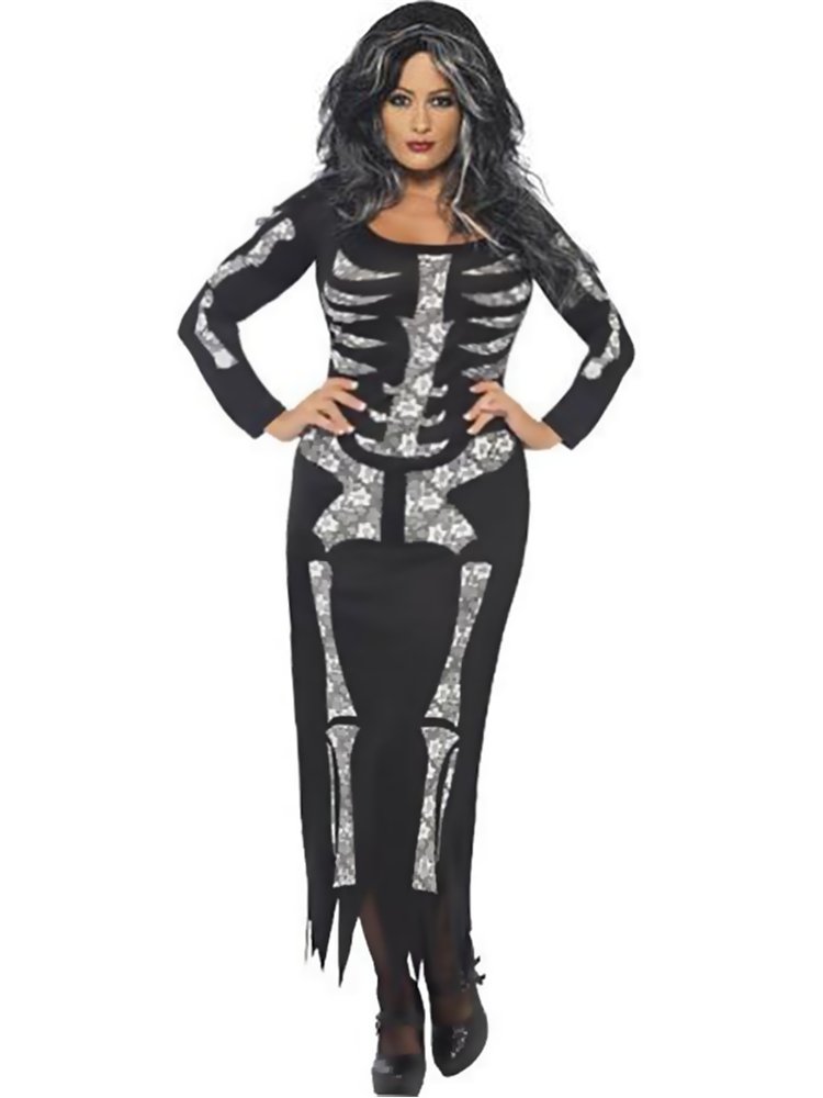 Skeleton Tube Dress - Adult Costume – product image 2