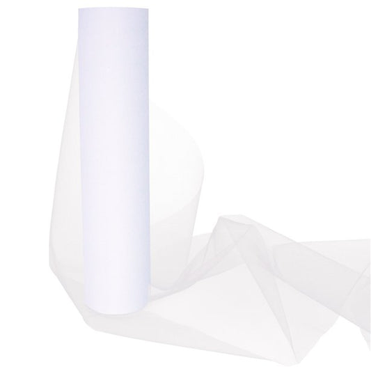 White Tulle Roll - 30cm x 25m