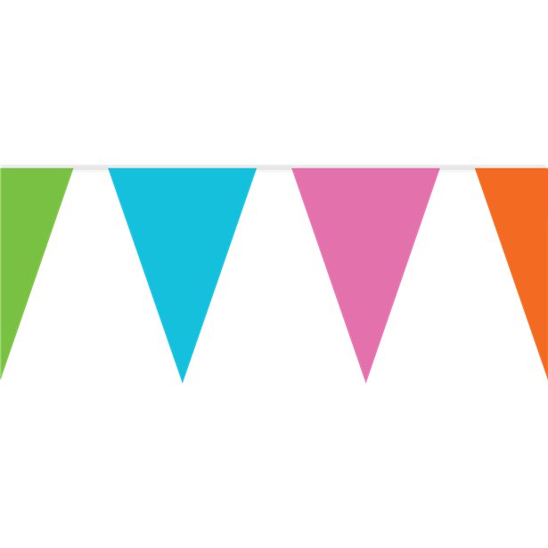 Pastel Plastic Bunting - 10m – product image 1