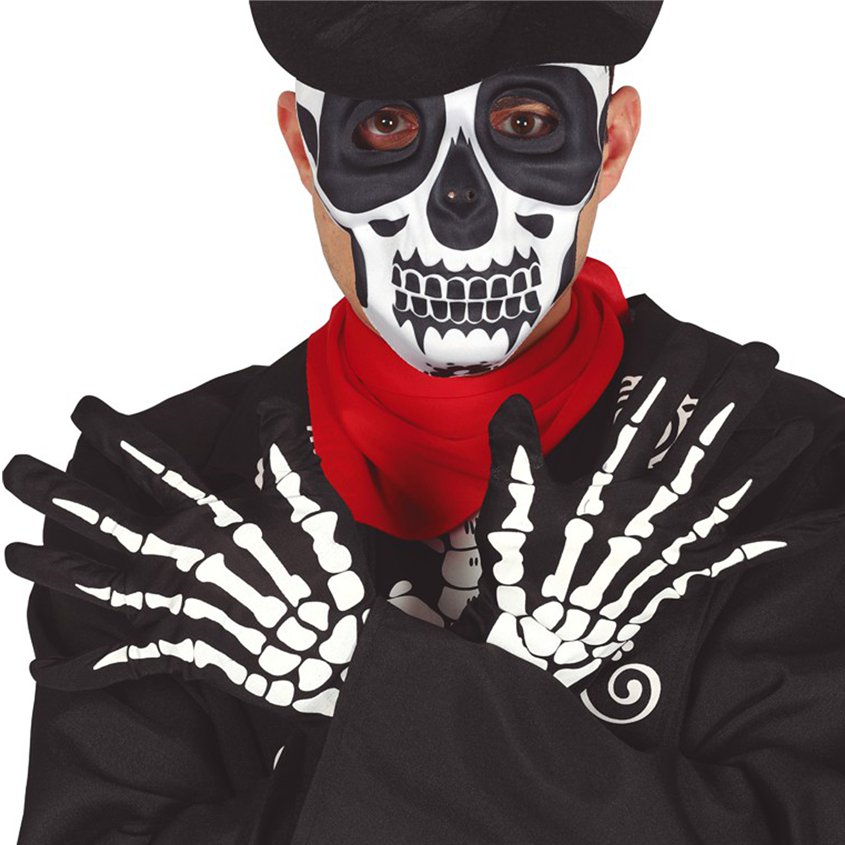 Skeleton Gloves- Adult – product image 1