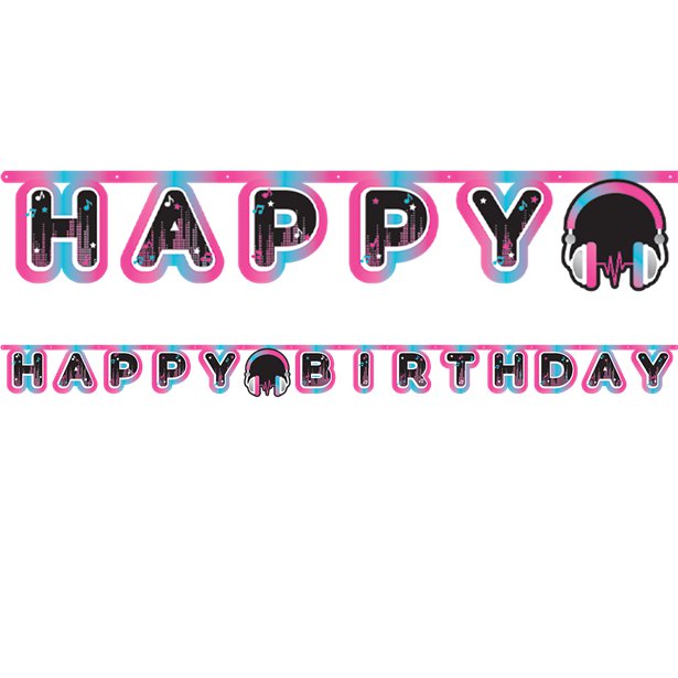 Internet Famous Add an Age Letter Banner