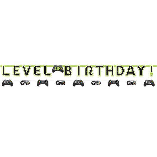 Level Up Letter Banner - 3.5m
