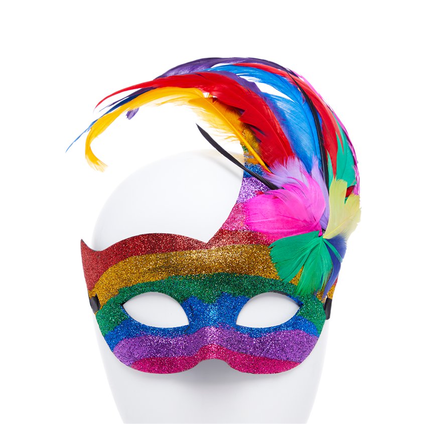Rainbow Pride Masquerade Mask – product image 1