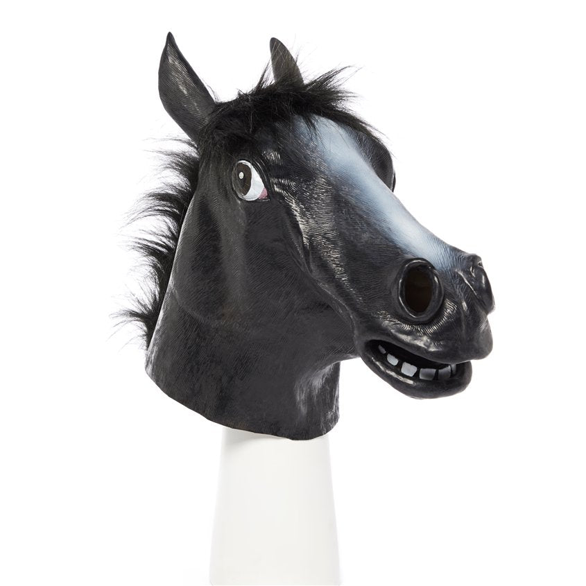 Black Beauty Horse Rubber Mask – product image 1