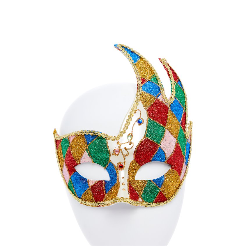 Carnival Jester Masquerade Mask – product image 1