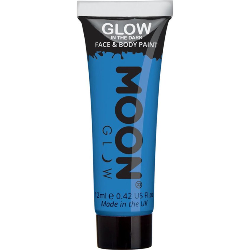 Glow in the DarkFace & BodyPaint - Blue 12ml