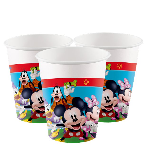 Mickey Rock The House Paper Cups - 200ml (8pk)