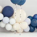 Mix It Up Silver Happy Birthday Balloon Tails (5pk) – product image 1
