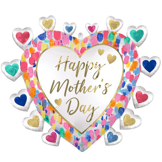 Watercolour Mother's Day Balloon - 27" Foil
