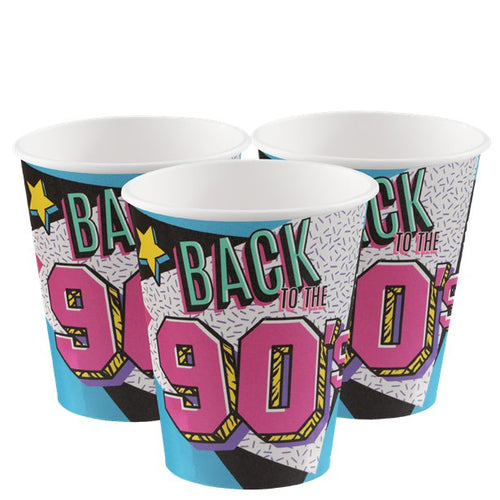 90's Paper Cups - 270ml (10pk) – product image 1