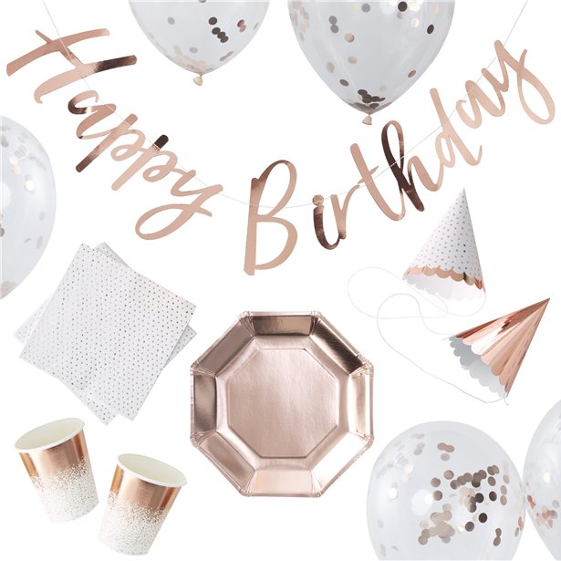 Pick & Mix Rose Gold Party In a Box – product image 1