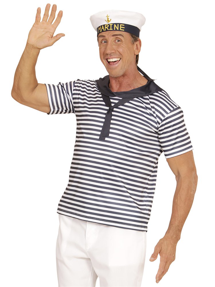 Sailor Shirt and Hat - Adult Costume – product image 1