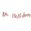 18th Birthday Rose Gold Letter Bunting - 1m – product image 1